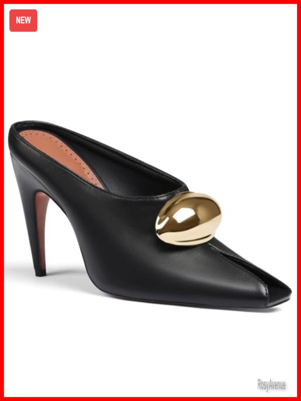 Stiletto Heeled Mules Peep Toe Pointed Women's Shoes